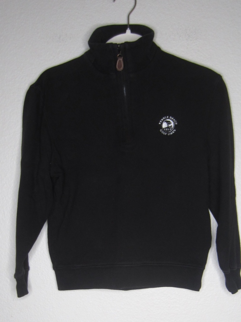 Pebble Beach Classic quarter zip sweatshirt - Size XS